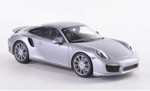 Porsche 911 Turbo 1/43 Minichamps grise 2013 miniature