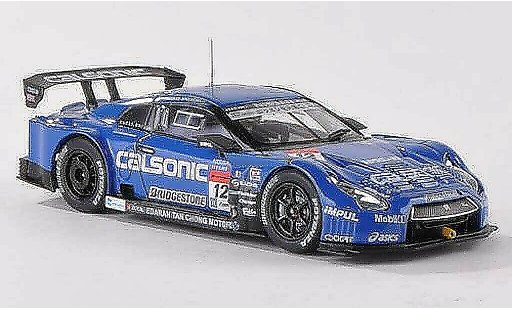 Nissan Skyline R35 1/43 Ebbro GT-R No.12 Calsonic Impul Super GT500 2013 T.Matsuda/J.P.Oliveira miniature