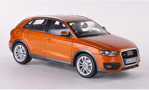 Audi Q3 suv 1/43 Schuco orange 2011 miniature