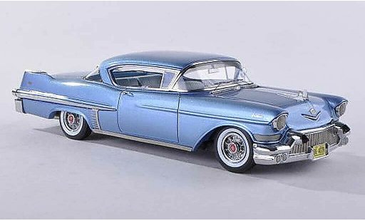 Cadillac Series 62 Coupe 1/43 Neo 1957 Hardtop bleu miniature