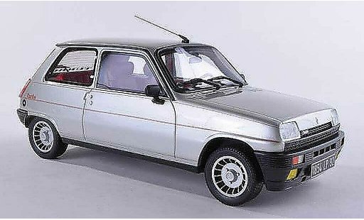 Renault 5 Alpine 1/18 Ottomobile Turbo grise miniature