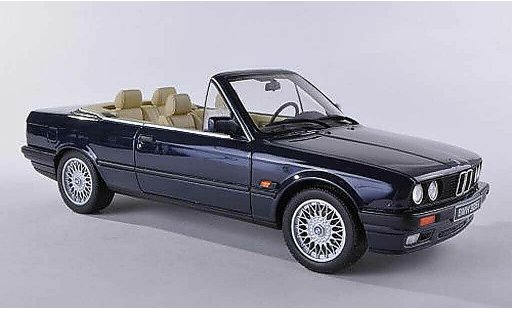 Bmw 325 Cabriolet 1/18 Ottomobile E30 i (E30) noire-bleu miniature