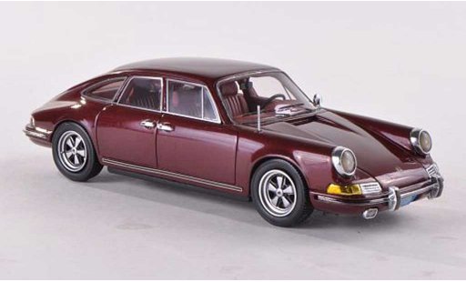 Porsche 911 T 1/43 Matrix Troutman & Barnes 4-Door Sedan rouge 1972 miniature