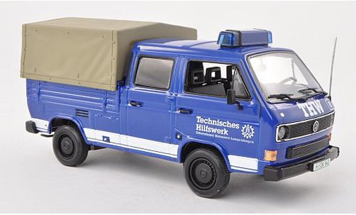 Volkswagen T3 A 1/43 Minichamps DoKa-Platform THW 1983 miniature