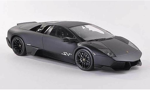 Lamborghini Murcielago LP670 1/18 MR Collection 4 SV Fixed Wing matnoire miniature