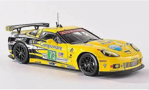 Chevrolet Corvette ZR1 1/43 IXO C6 No.73 Team Chevy GTE PRO 24h Le Mans 2011 O.Beretta/T.Milner/A.Garcia miniature