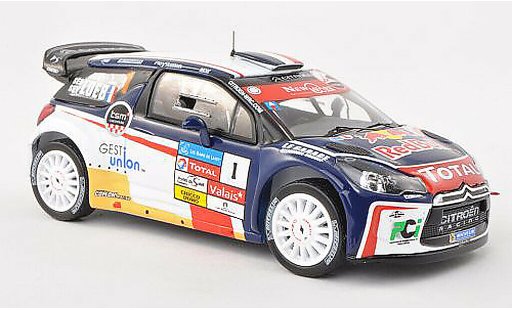 DS Automobiles DS3 WRC 2013 1/43 IXO No.1 Rallye Du Chablais S.Loeb miniature