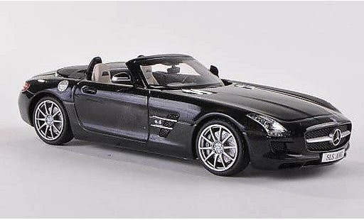 Mercedes SLS Roadster 1/43 Schuco AMG noire miniature