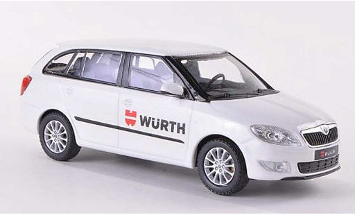 Skoda Fabia II 1/43 Abrex Combi Wurth miniature
