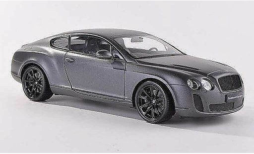 Bentley Continental Supersports 1/18 Welly mat anthracite LHD miniature