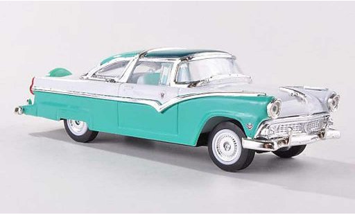 Ford Crown Victoria 1/43 Yat Ming verte/blanche 1955 miniature