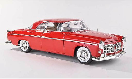 Chrysler 300C Hardtop 1/18 Motormax rouge 1955 miniature