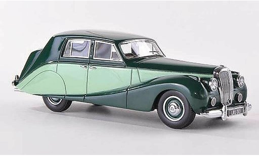 Daimler DB18 Berline 1/43 Matrix Hooper Empress verte RHD 1951 miniature