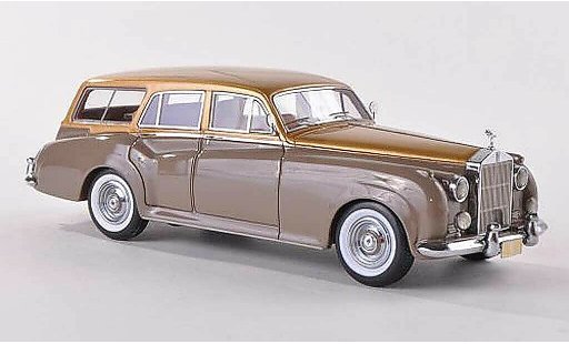 Rolls Royce Silver Cloud Base 1/43 Matrix Harold Radford SC biens dore/clair-brun LHD 1959 miniature