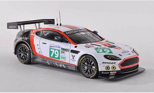 Aston Martin V8 vantage 1/43 IXO No.79 Hiscox 24h Le Mans 2011 Hancock/Dolan/Buncombe miniature