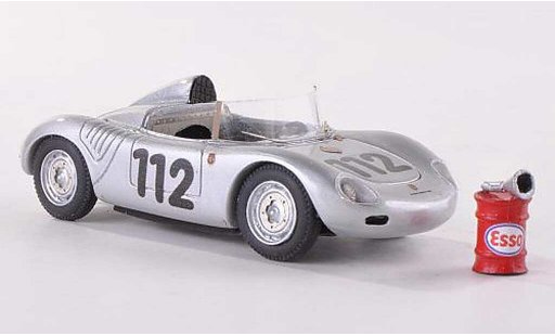 Porsche 718 Base 1/43 Jolly Model 1959 K 1500 winner Targa Florio No. 112 avec Esso Kraftstoffass et Einfulltrichter miniature