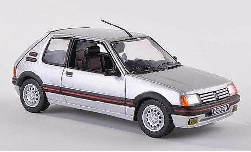 Peugeot 205 GTI 1/43 Norev 1.6 gris miniature