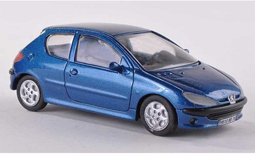 Peugeot 206 Base 1/43 Paradcar bleu 3-portes miniature