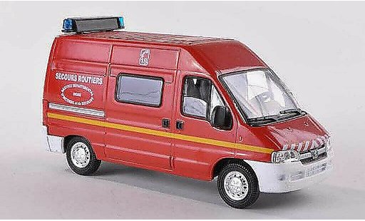 Peugeot Boxer Base 1/43 Solido Secours routier Indre pompiers (F) miniature