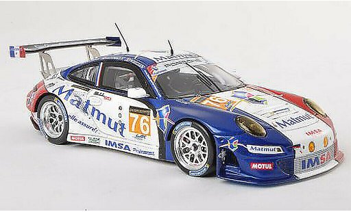 Porsche 911 GT3 RSR 1/43 Spark 2013 No.76 Imsa Performance Matmut 24h Le Mans C.Bourret/R.Narac/J.K.Vernay miniature