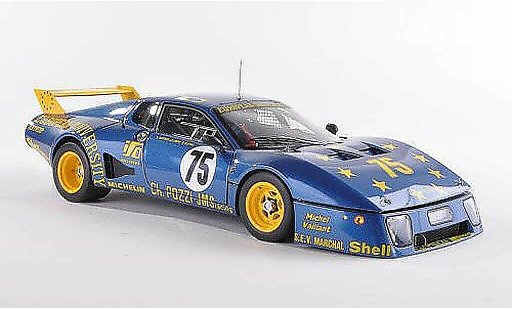 Ferrari 512 BB LM 1/18 BBR Models No.75 Team JMS Racing 24h Le Mans 1980 Gutteny/Libert/Blynie miniature