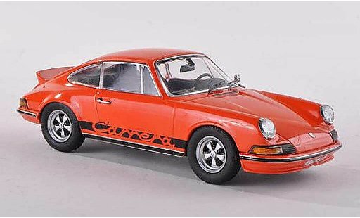 Porsche 911 RS 1/43 Schuco Carrera 2.7 rouge avec noireem Schriftzug miniature