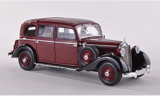 Mercedes 260 D 1/43 Esval Models Pullmann Landaulet noire-rouge/noire 1936 miniature