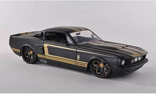 Shelby GT 500 1967 1/18 Jada Toys noire dore miniature