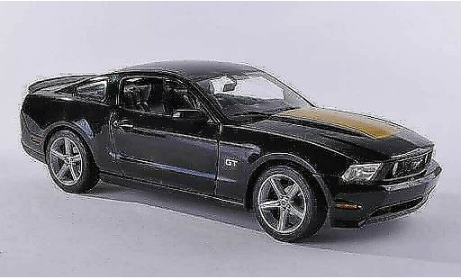 Ford Mustang GT 1/18 Greenlight noire/dore miniature