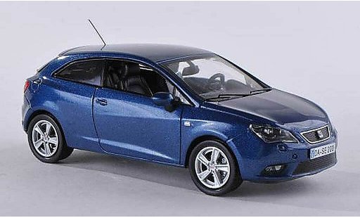 Seat Ibiza SC 1/43 Seat noire-bleu 2013 miniature
