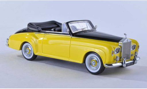 Rolls Royce Silver Cloud DHC 1/43 Matrix III Mulliner jaune/noire RHD miniature