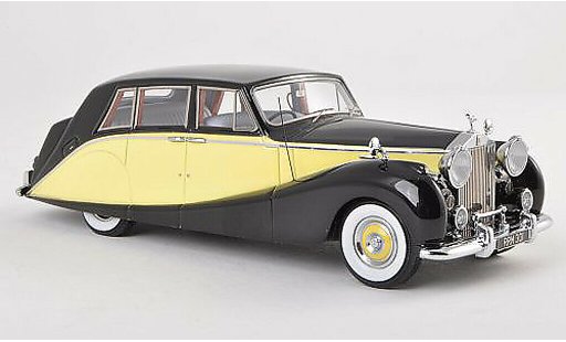 Rolls Royce Silver Wraith Hooper Empress 1/43 Matrix Berline by noire/jaune 1956 miniature