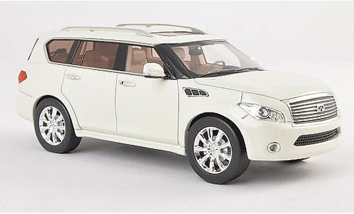 Infiniti QX56 Base 1/43 GLM blanche miniature