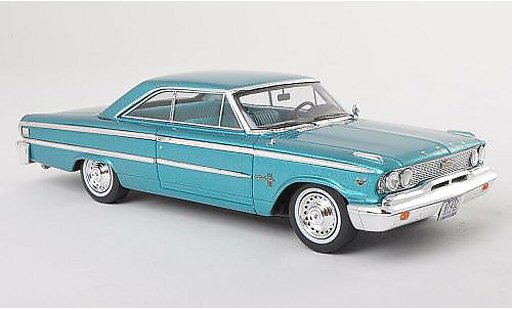 Ford Galaxy 500 1/43 Spark turquoise modele special MCW L.E.300 1963 miniature