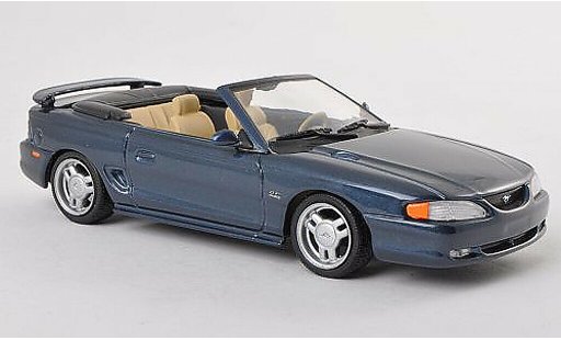 Ford Mustang Cabriolet 1/43 Minichamps bleu miniature