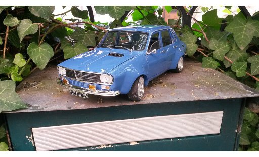 Renault 12 Gordini 1/18 Solido kit large groupe A miniature