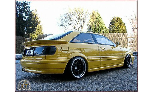 Audi S2 coupe 1/18 Ottomobile jaune jantes BBS 17 pouces bord large miniature