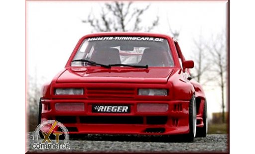 Volkswagen Golf GTI 1/18 Solido rouge kit rieger extra large et jantes bord larges 16 pouces miniature