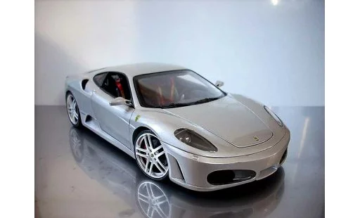 Ferrari F430 Coupe 1/18 Hot Wheels grise miniature