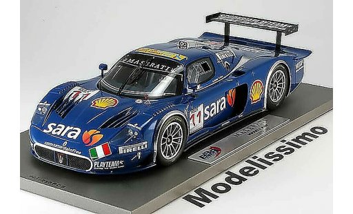 Maserati MC12 Base 1/18 BBR Models no.11 fia gt bertolini piccini 2007 miniature