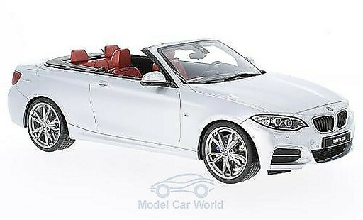 Bmw M235 cabriolet 1/18 GT Spirit 35 F23 i M Performance blanche miniature