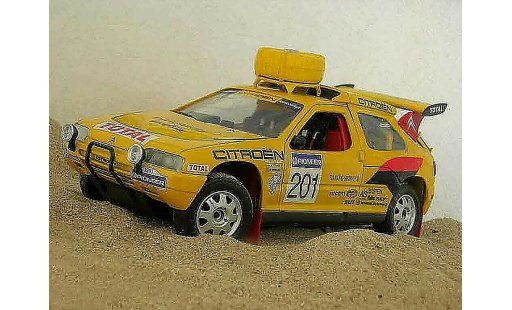 Citroen ZX rallye raid 1/18 Solido #201 1992 Jaune miniature