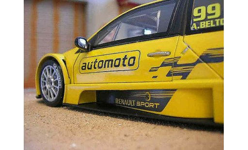 Renault Megane Trophy 1/18 Solido 2006 Beltoise #99 jaune miniature