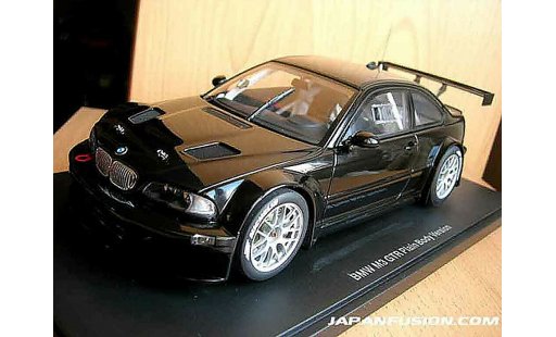 Bmw M3 coupe 1/18 Autoart GTR E46 plain body version noire miniature