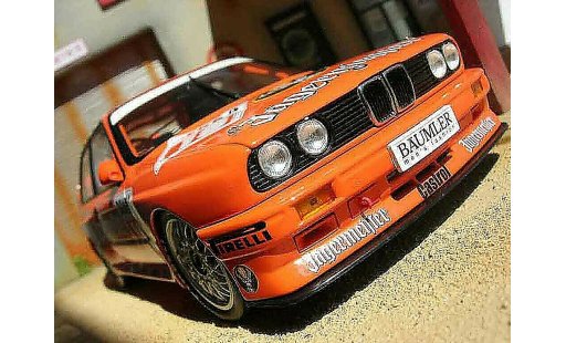 Bmw M3 coupe 1/18 Minichamps DTM E30 team linder #18 hahne jagermeister miniature