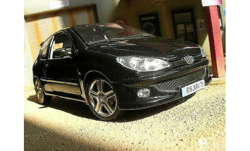 Peugeot 206 RC 1/18 Norev noire miniature