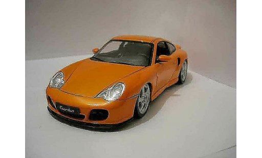 Porsche 911 Turbo 1/18 Hotworks orange miniature