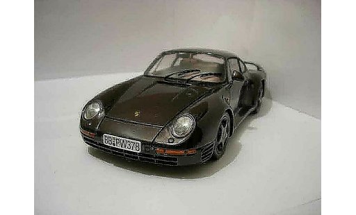 Porsche 959 1985 1/18 Motorbox marron miniature