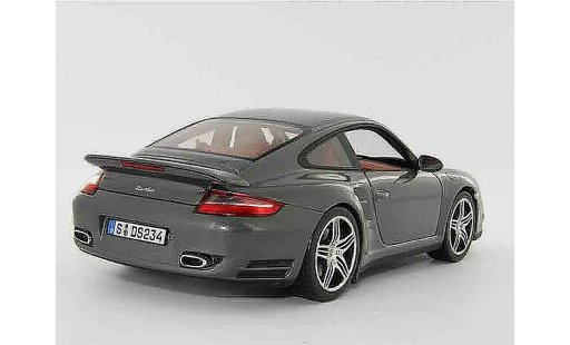 Porsche 911 Turbo 1/18 Norev grise miniature