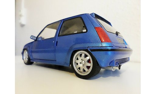 Renault 5 Turbo 1/18 Norev GT jantes speedline 1 pouces bleu miniature
